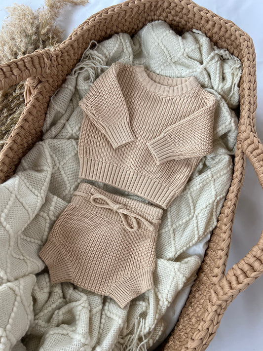 Baby Strick Zweiteiler