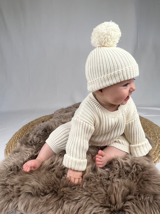 Baby Strick Haube