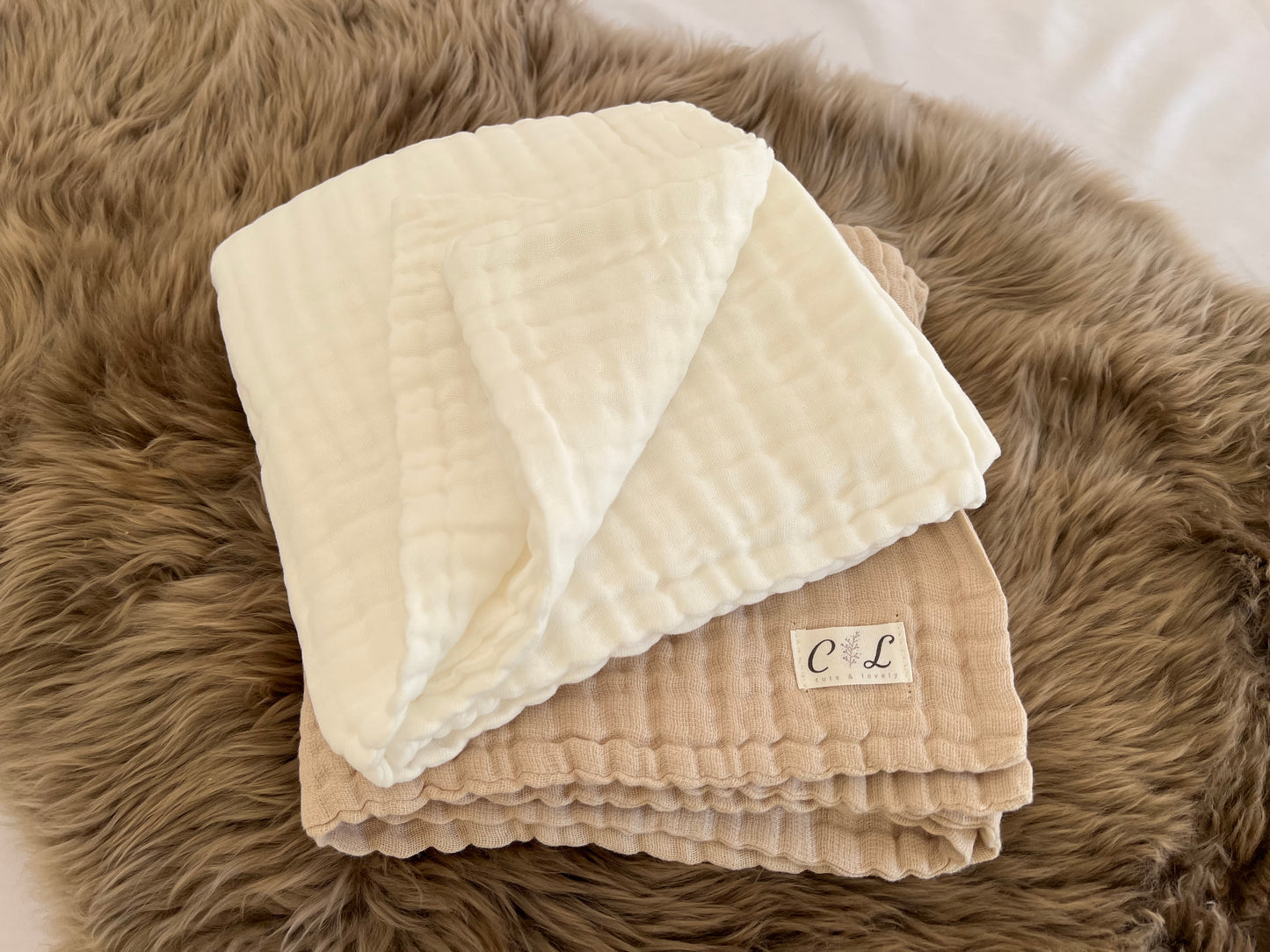 Flauschige Swaddle Decke